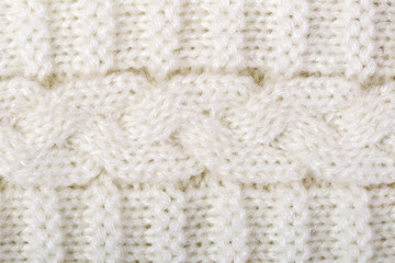 White fabric background