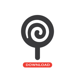  Lollipop spiral icon