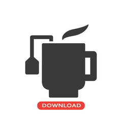 Herbs tea cup icon