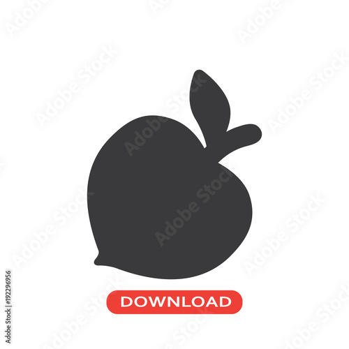 "Peach silhouette icon" Stock image and royalty-free ...