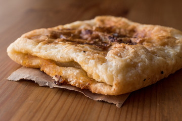 Turkish Puff Pastry Borek Talas Boregi made with Millefeuille