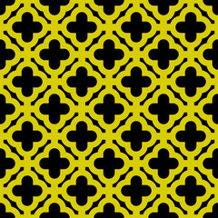 Geometric Pattern Seamless. Seamless gold geometric pattern. All in a single layer. Vector illustration.