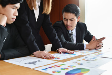 Business People are discussing.