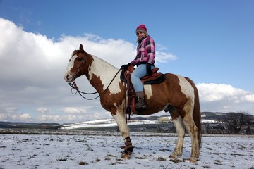 reiten im winter