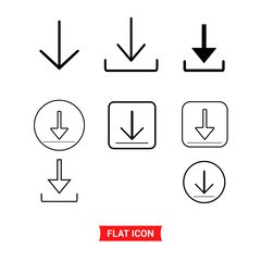 Install icon set , Download symbol.