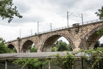 Fototapeta na wymiar Eisenbahnbrücke Witten