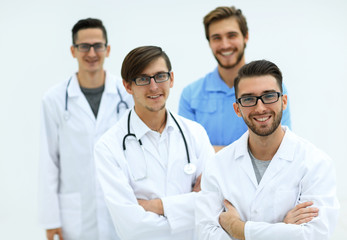 Fototapeta premium closeup.smiling team of practitioners