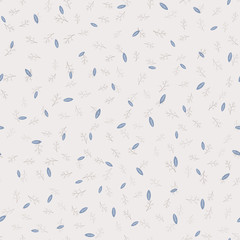 Cute seamless floral pattern. Spring or summer vector background