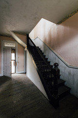 Foyer & Staircase - Abandoned Dudley Snowden House - Appalachia Kentucky