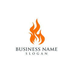 flame logo vector graphic abstract modern