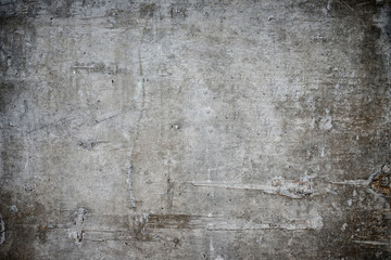 Obraz na płótnie Canvas Old grungy texture, grey concrete wall, copy space