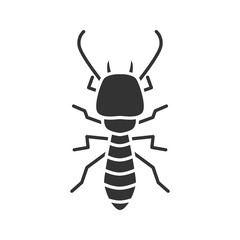 Termite glyph icon