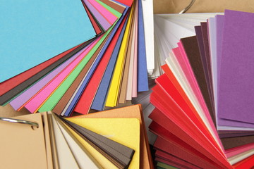 sample of colorful paper
