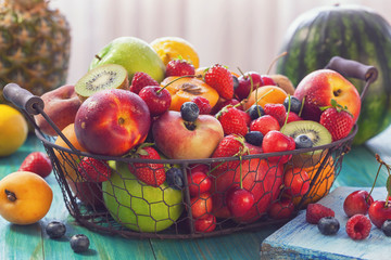 Fresh Healthy Organic Fruits 