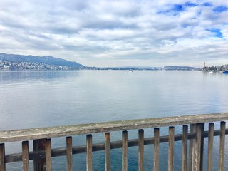 Zürcher See im kanton zürich in der schweiz
