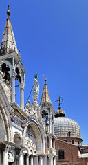 Venice historic city center, Veneto rigion, Italy - San Marco Square - St. Marc’s Basilica