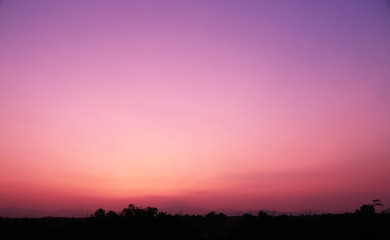 Fototapeta na wymiar sky evening Ultra Violet Tone