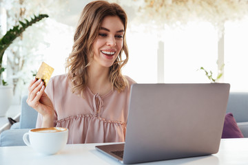 Portrait of a happy young woman
