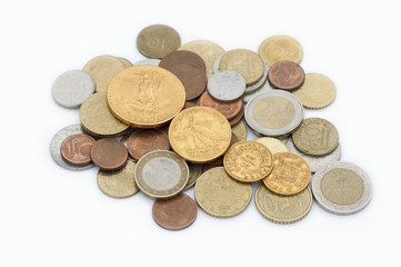 Pièces d'or et menue monnaie
