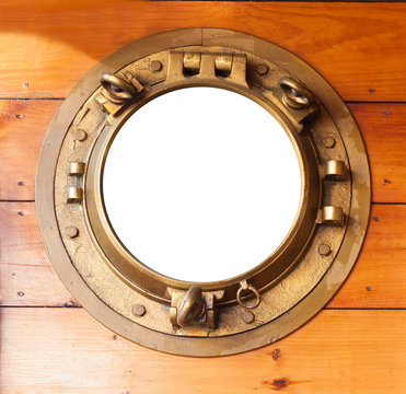 brass porthole