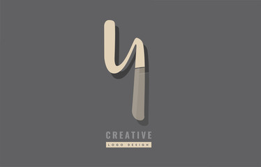 Design of logo with grey background color suitable as an icon for a company or business