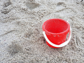 bucket in the sand