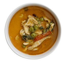 Chicken panang curry, thai food