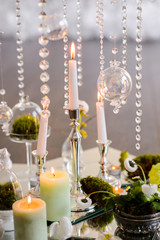 Birthday decorations for holiday party.