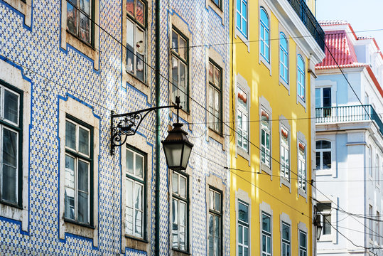 Traditional Wall Tiles In Lisbon