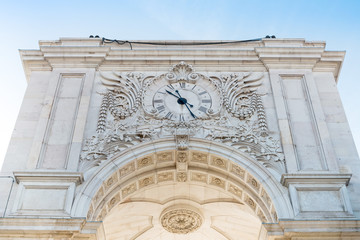 Rua Augusta Arch Lisbon, Portugal, Europe