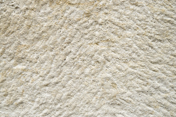 Ecru processed limestone closeup