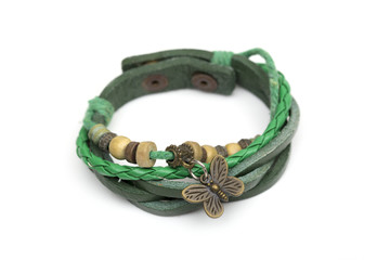 bracelet on the white background