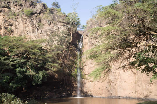 Waterfall in African Semi-Desert