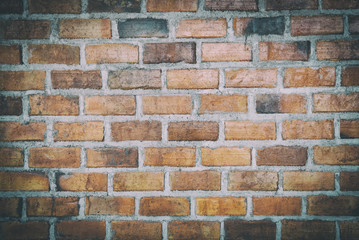 orange brick wall abstract texture background backdrop