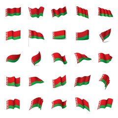 Belarus flag, vector illustration