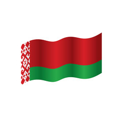 Belarus flag, vector illustration