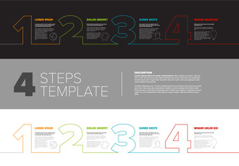 Progress steps template