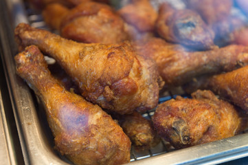 fried chicken on Street food ,Taipei ,Taiwan