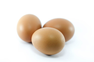 Close up of egg with isolate use as texture and background for food concept