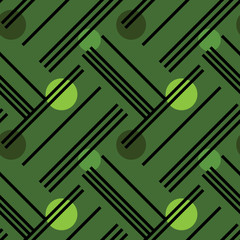 Irregular lines and circles diagonal seamless pattern. For print, fashion design, wrapping, wallpaper.