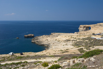 Fototapeta na wymiar Dwejra And Azure Window, Malta