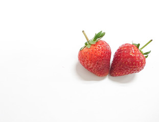 Strawberry isolated on white background