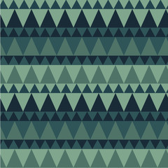 Triangular forest mountain seamless pattern. For print, fashion design, wrapping, wallpaper