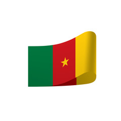 Cameroon flag, vector illustration