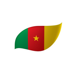 Cameroon flag, vector illustration
