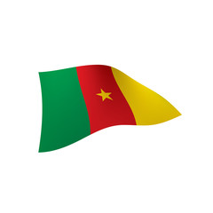 Cameroon flag, vector illustration
