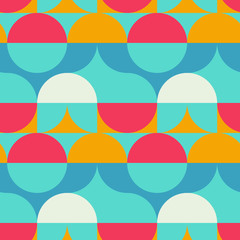 Circles illusion seamless pattern. For print, fashion design, wrapping wallpaper