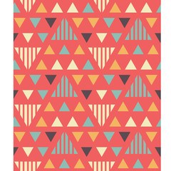 Irregular triangles seamless pattern. For print, fashion design, wrapping wallpaper