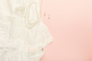 Wedding preparation closeup