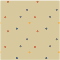 Funny little dots seamless pattern. Design for print, fabric, textile. Seamless wallpaper